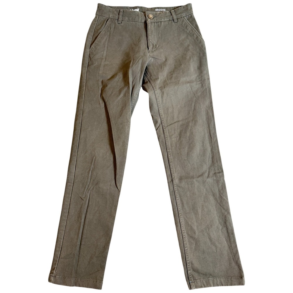 Mugsy Pants Men's‎ 28x30 Green Olive Chino Khaki Work Casual Business Comfort